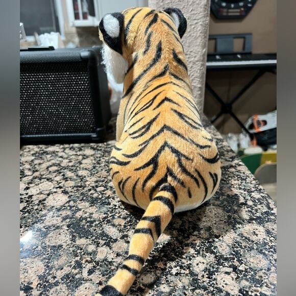 TIGER Stuffed Animals Plush Wild Animal Plush 7-8 inch - Picture 4 of 8